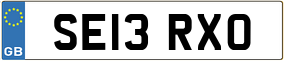 Truck License Plate
